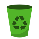 recycling bin empty icon